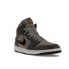 Air Jordan 1 Mid SE Night Stadium Men Sneakers Grey Black Flat-Pewter FQ8338-017