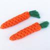 1PCS Pet Teeth Grinding Toy Weaving Carrot Cotton Rope Pet Chew Toy Teeth Cleaning Dog Molar Toy Pet Supplies