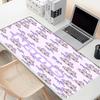 Custom Name Personalized Labubu Pattern Mousepad, Laptop PC Desk Mat, Decorative Desk Mat for Home Keyboard Pad Gift