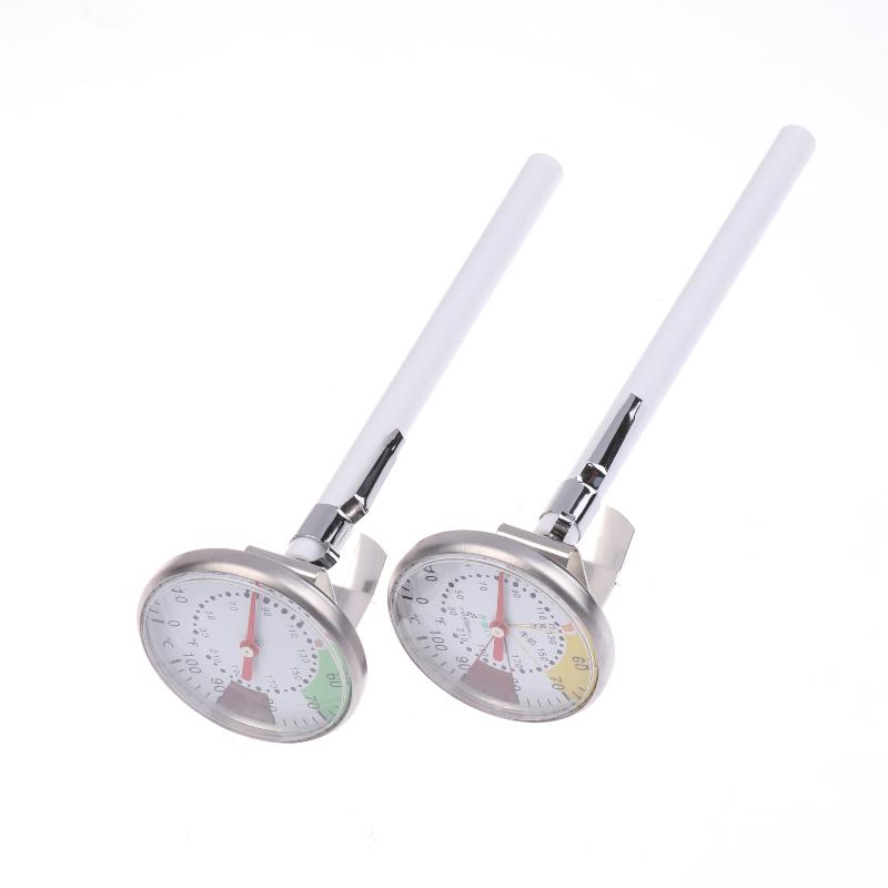 1 Piece Mechanical Probe Temperature Gage Dial F/C Kitchen Tools Food Liquid Milk Coffee Thermometer