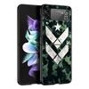 Камуфляжная Военная Армейская Чехол-Бампер Для Samsung Galaxy Z Flip 6 5 4 3 Корпус Для Samsung Z Flip3 Flip4 Flip5 Жесткий PC Чехол