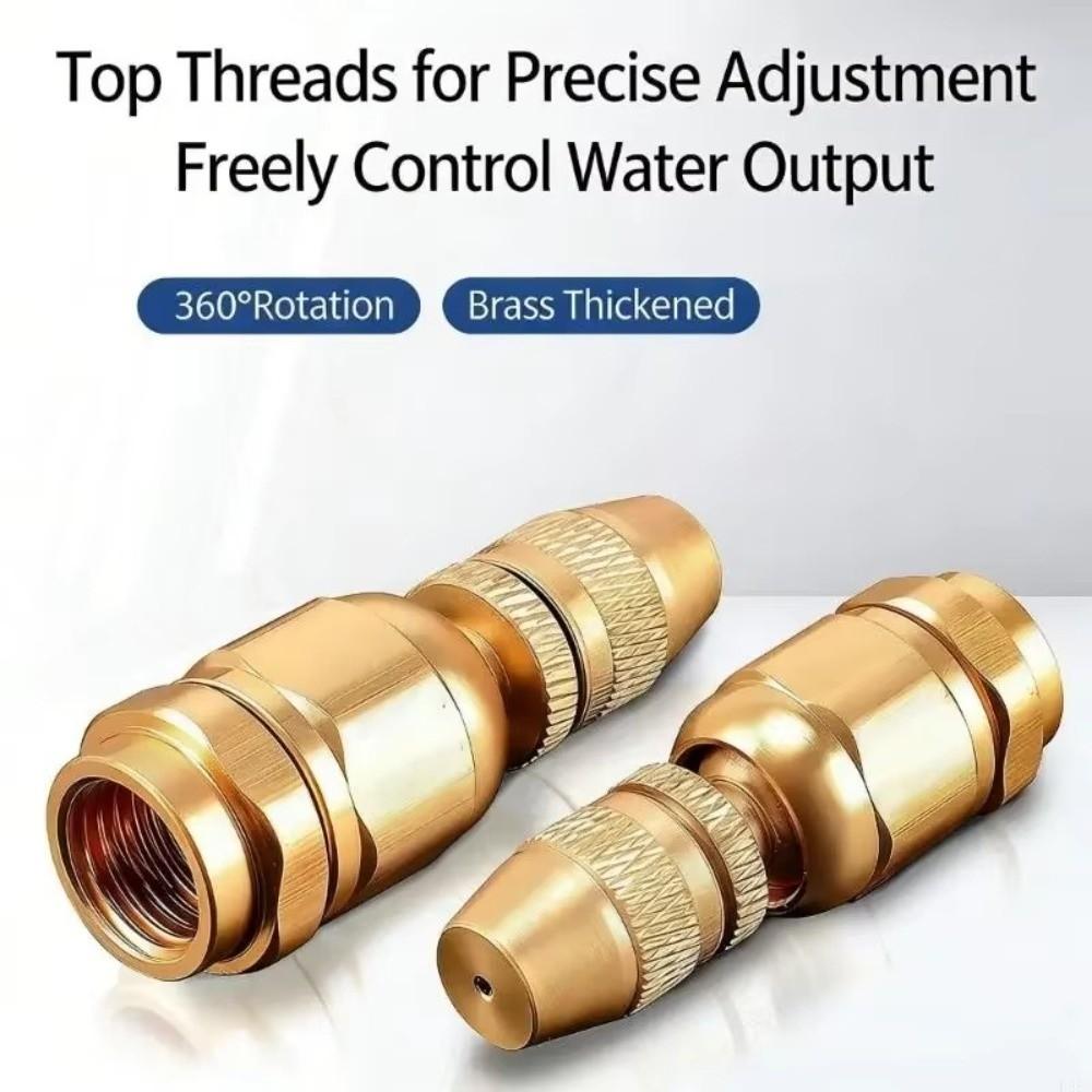 360° Adjustable Misting Spray Nozzle High Pressure Atomizing Tip Pesticide Sprayer Nozzle  Lawn Use