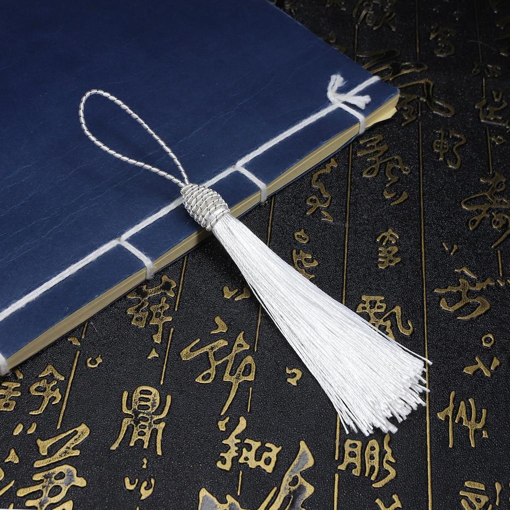 10Pcs Polyester Silk Tassel Fringe Trim 15cm Long Cotton Tassel For Wedding Home Decoration
