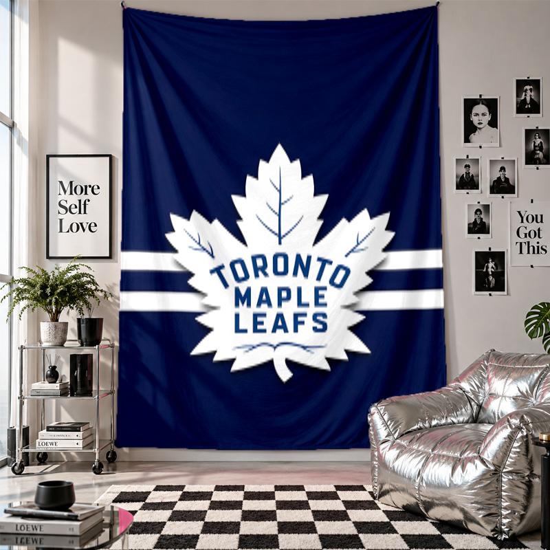 Wall TapestryToronto Maple Leafs Art Hanging Cloth Decorative Background Cover for Room Decoration