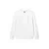 Fila Logo Crewneck Sweatshirt Men Sweatshirt Standard-White F11M147205FWT