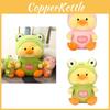 Adorable Frog Duck Piggy Duck Plush Toy For Children's Gifts And Home Decorations
