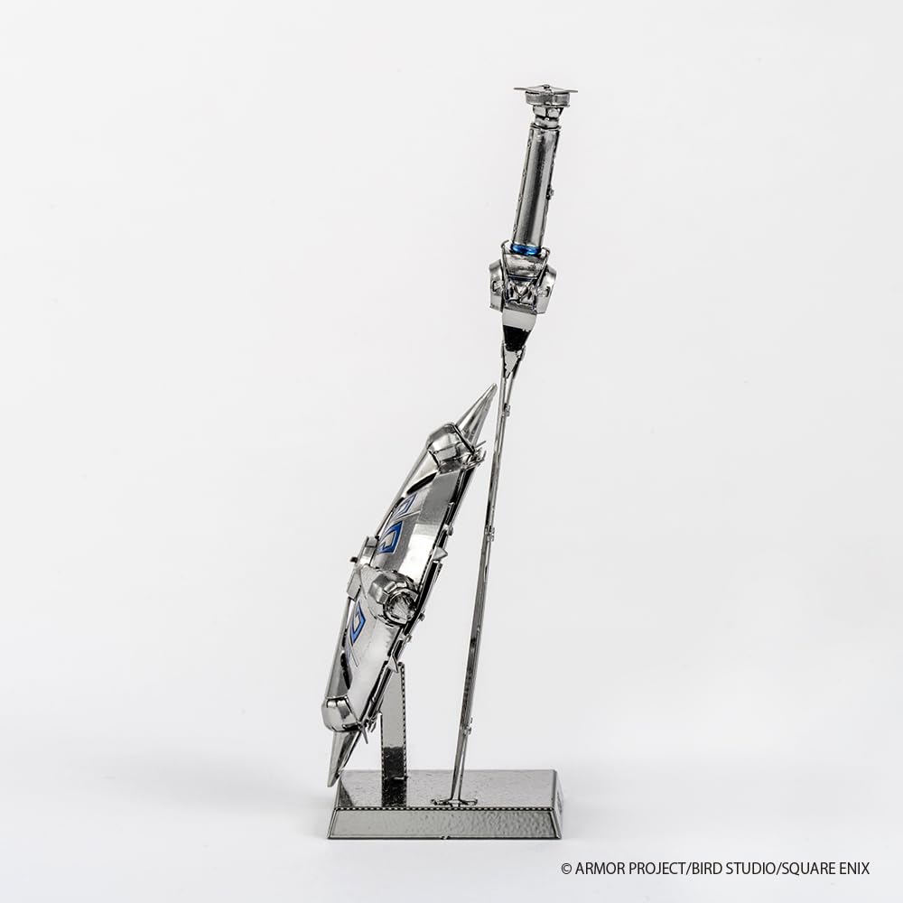 Tenyo Metallic Nano Puzzle Dragon Quest Stray Metal Sword Stray Metal Shield Stainless No Glue Laser 3D Model & EP-5-631, Steel, Required, 0.2m