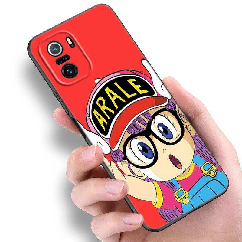 Чехол для телефона Dr Slump Arale Anime Black для Xiaomi Redmi 7A 8A 9A 10A 11A 9C 10C 12C 13C 11 Prime A1 A2 Plus 12 4G Note 9T 12R