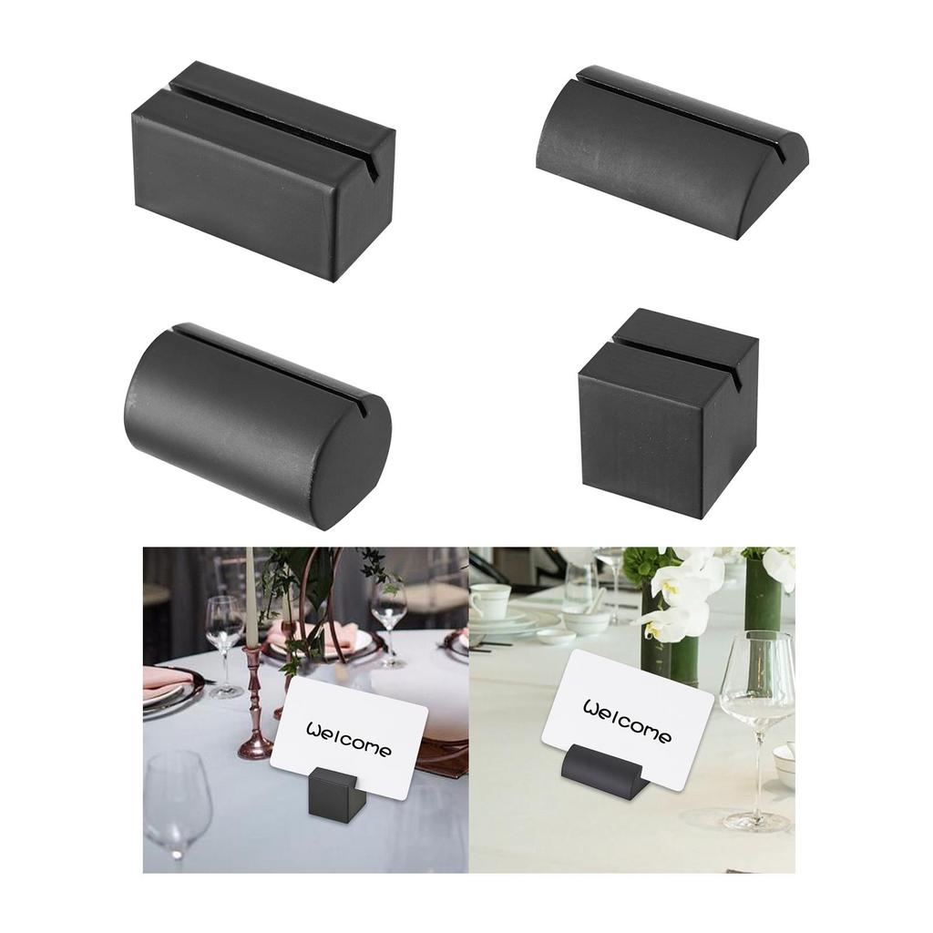 Name Card Holder Table Number Stand Memo Name Tag Labels Picture Holder for