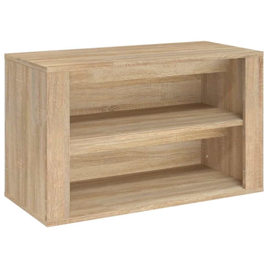 Shoe Rack Sonoma Oak 75 x 35 x 45 cm Particleboard