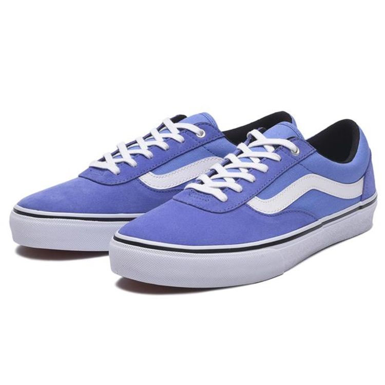 Vans Старая школа Удобные Универсальные Прочные Легкие Дышащие Низкие Скейт-Кеды Унисекс Кеды Фиолетово-Синие 590190-0005