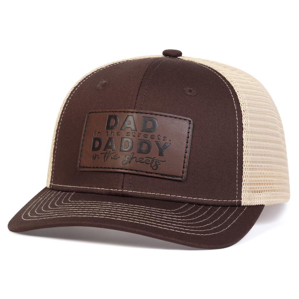 Унисекс микро изогнутая кожаная бирка DAD DADDY регулируемая бейсболка хип-хоп кепка Trucker Net шляпы весна-лето для спорта на открытом воздухе дорожная кепка