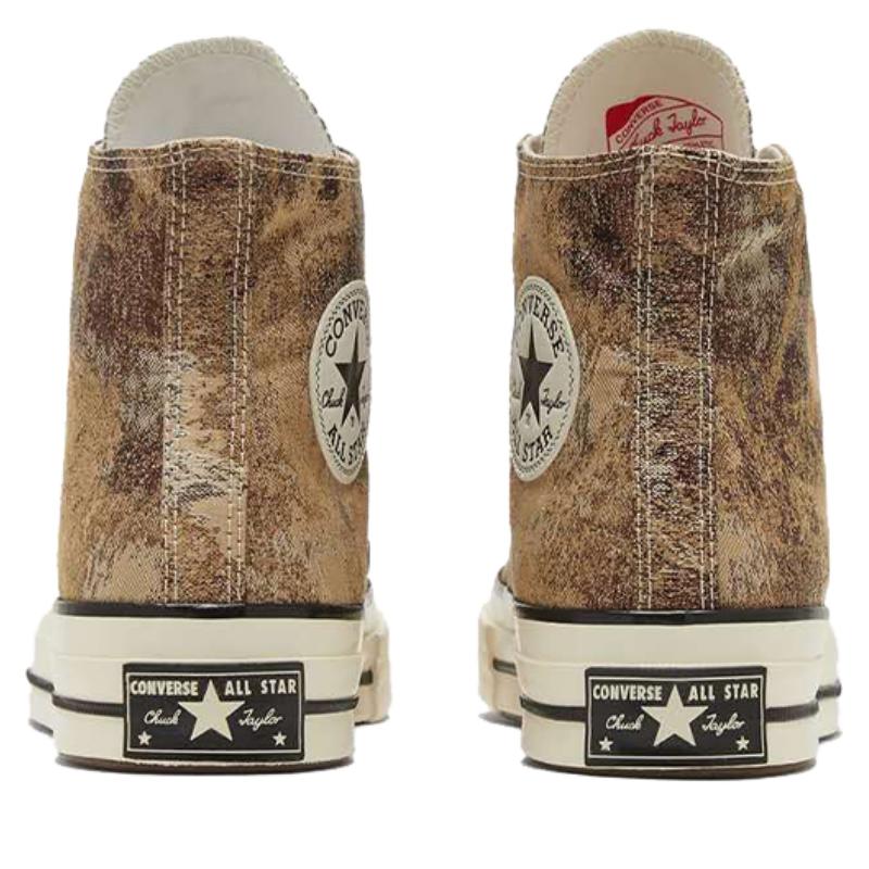 Converse 1970-е Chuck Taylor All Star Противоскользящие Износостойкие Высокие парусиновые женские Коричневые