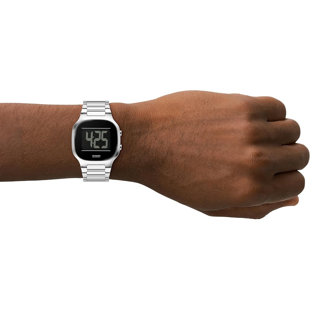 Мужские цифровые часы Skagen из нержавеющей стали SKW6948