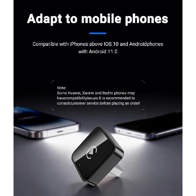 XUDA New Wireless Android Auto Adapter Smart Mini Box Plug And Play Universal For VW Toyota Nissan Honda Ford Benz 2025