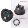 Round Mini Digital Voltmeter 7-100V Waterproof Battery Level Indicator for Golf Cart RV Home Solar Power