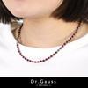 Размер Gauss S Приблизительно от 45 см до 50 см Магнитное ожерелье Управляемое медицинское оборудование Красный гранат Dr.. (Доктор Гаусс) <SHINKU/Crimson>