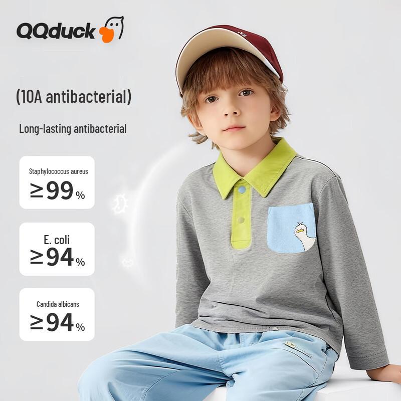 Длиннорубашка-поло для мальчиков QQ DUCK