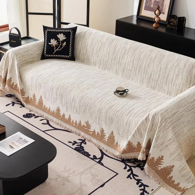 Durable Couch Cover for 3 Cushion Sofa Cover for Dogs Furniture Protector Universal Anti-scratch Sofa Towel Blanket Slipcover