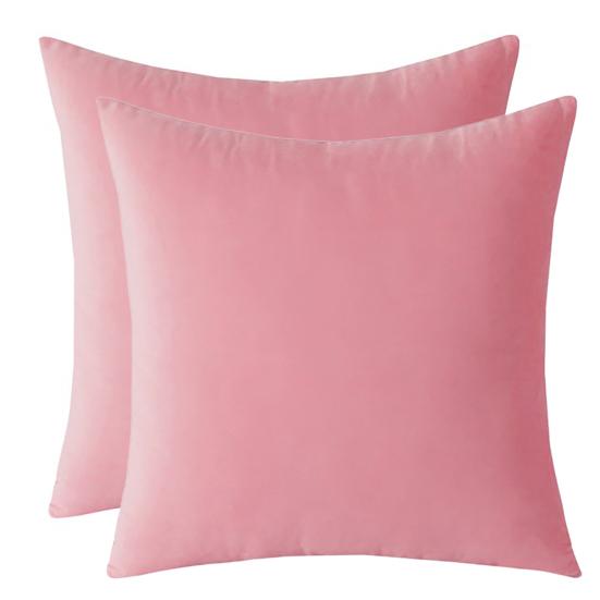 2 шт., высококачественные наволочки, против морщин, прочные, не выцветают, удобные, плюшевые, квадратные чехлы на подушки