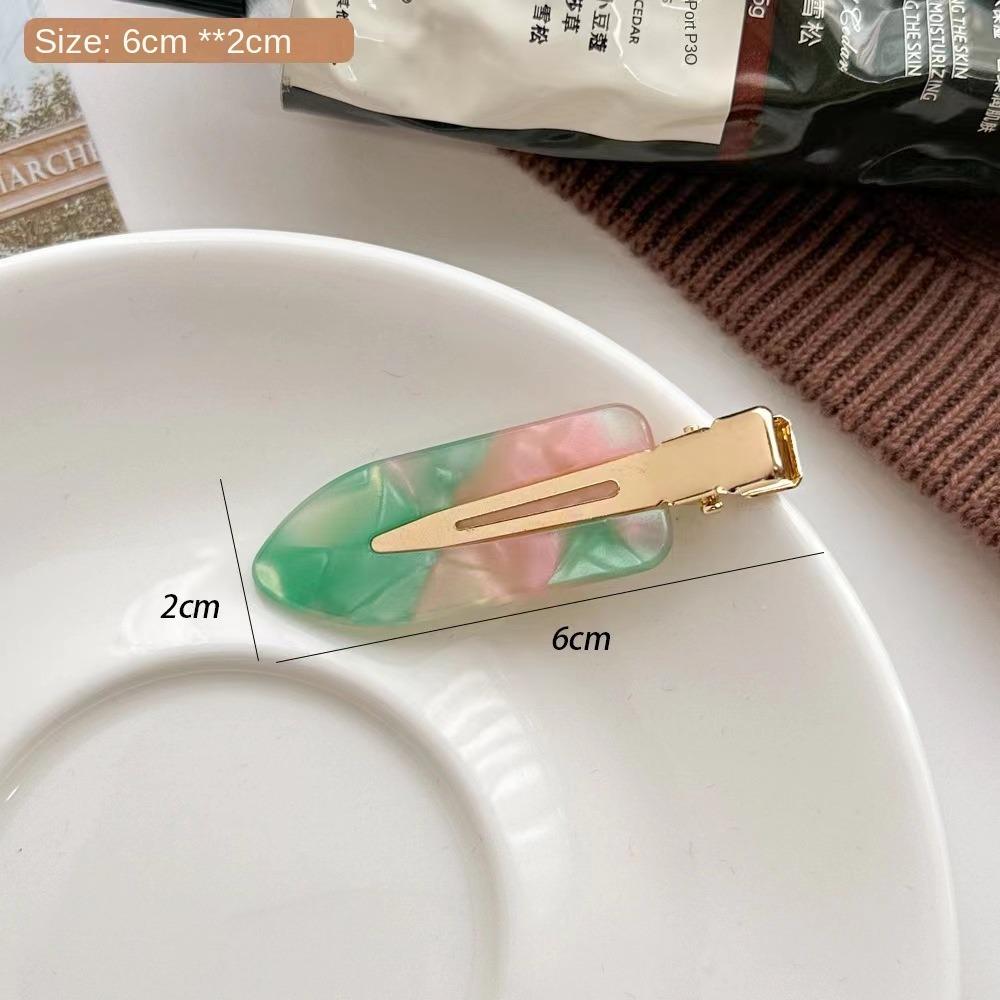 Acetate Seamless Hair Clip Headdress No Bend Barrettes New No Crease Hairpin Women