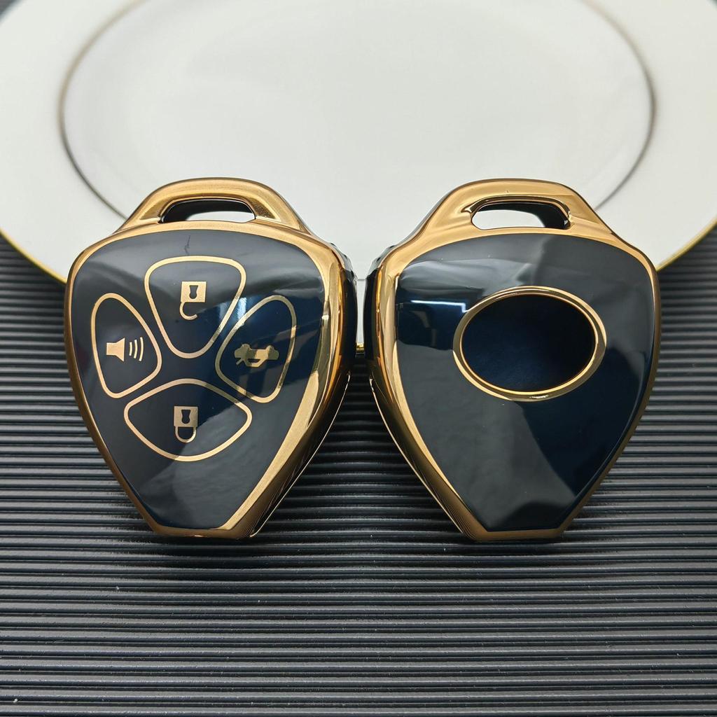 2 Buttons TPU Key Case Cover for TOYOTA Corolla Hilux Vitz Rav4 Aqua Camry Land Cruis Remote Key Shell Fob