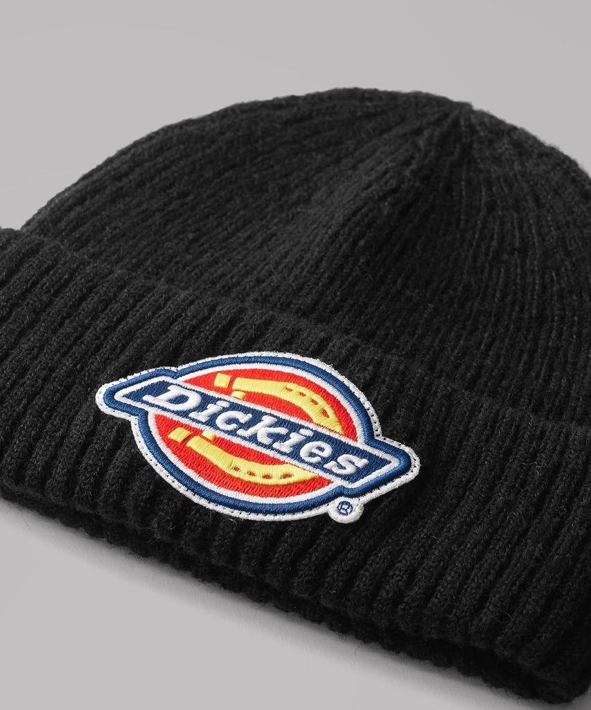 Dickies Черная шапка с логотипом-деревом из мохера