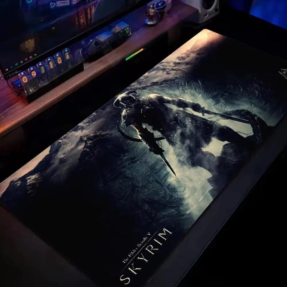 SKYRIM ИГРЫ Коврик для мыши MousePad x Игровые аксессуары Deskmat Коврик для стола Игровые коврики Mause Офисные коврики ПК XXL Большой