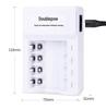 Smart Dual Charger K11: 1.2V Rechargeable Battery Charger for AA/AAA, Four Slots, EU & US Standard