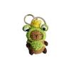 Wool Making Capybara Keychains Kapibala Crochet Keyrings Knitting Capybara Doll  Women Girls