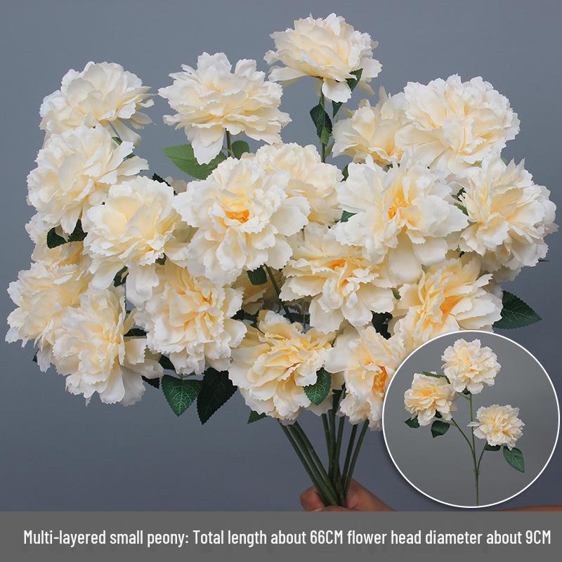 Свадебный декор из шелковых цветов шампанского - Искусственные элементы цветочного оформления потолка и прохода