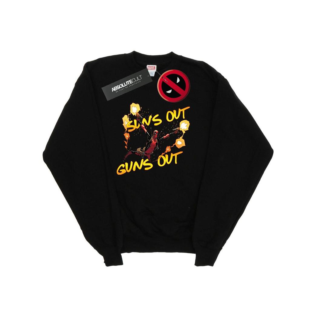 Marvel Womens/Ladies Deadpool Sun´s Out Guns Out Sweatshirt