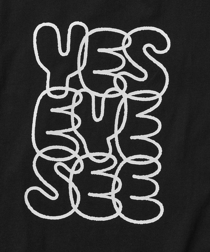 YESEYESEE C-Logo Tee Black