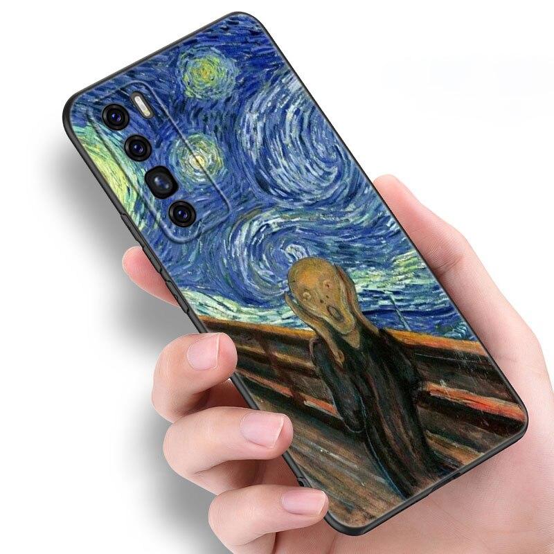 Чехол Van Gogh Starry Sky Art для Huawei NOVA 8 9 Pro 8i 7i 7SE Y60 5T Mate 40 30 20 10 Lite Honor 50 30 Premium Pro Plus 30S