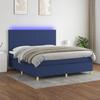 VidaXL Slatted Bed Base with Mattress and LED, Upholstered Bed, Double Bed, Adult Bedroom Interior Bed, 3135299