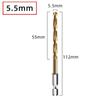 Quality 1.5mm-10.0mm Steel Titanium Coated Hexagonal Handle High Speed Drill Bit Set Twist Drill