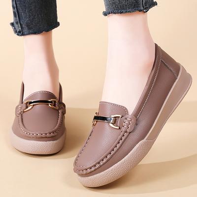 Модные женские лоферы 2025 Весна Осень Модная обувь Классический бренд Высококачественная кожа Удобная обувь для вождения Обувь-лодочки Повседневная обувь