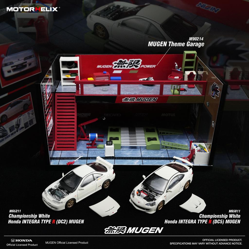 MOTORHELIX MH литая модель 1:64 INTEGRA TYPE DC2 DC5 MUGEN Сплав Статический декоративный элемент коллекция модель автомобиля