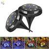4Pcs LED Solar Lamp Outdoor Waterproof Garden Buried Lights Courtyard Lawn Landscape Path Street Decoration Solar Powered Light