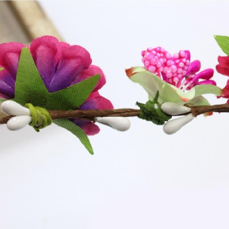 Привлекательный цветочный венок, цветочная корона, повязки на голову, цветочный аксессуар для волос для женщин