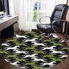 1pc Horse Camouflage Office Round Area Rug, Indoor Mat Suitable For Office, Under Office Chairs Bedroom Living Room Home Decor, Room Deco