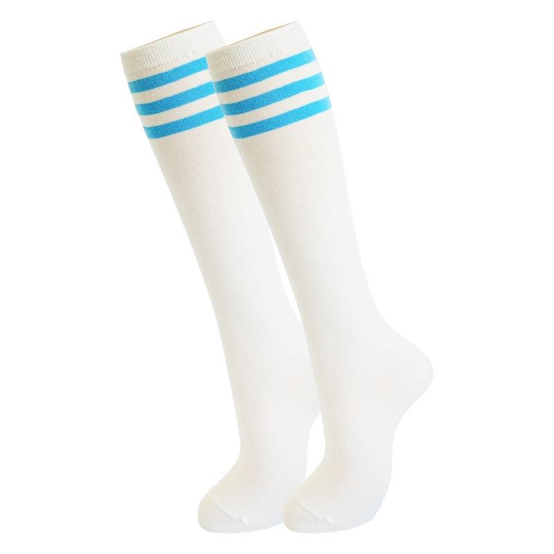 5 Pairs of Winter Warm Knitting Socks for Women Knee Calf Socks Women's Socks Striped Party Performance Socks Calf Socks Sports JK Academy