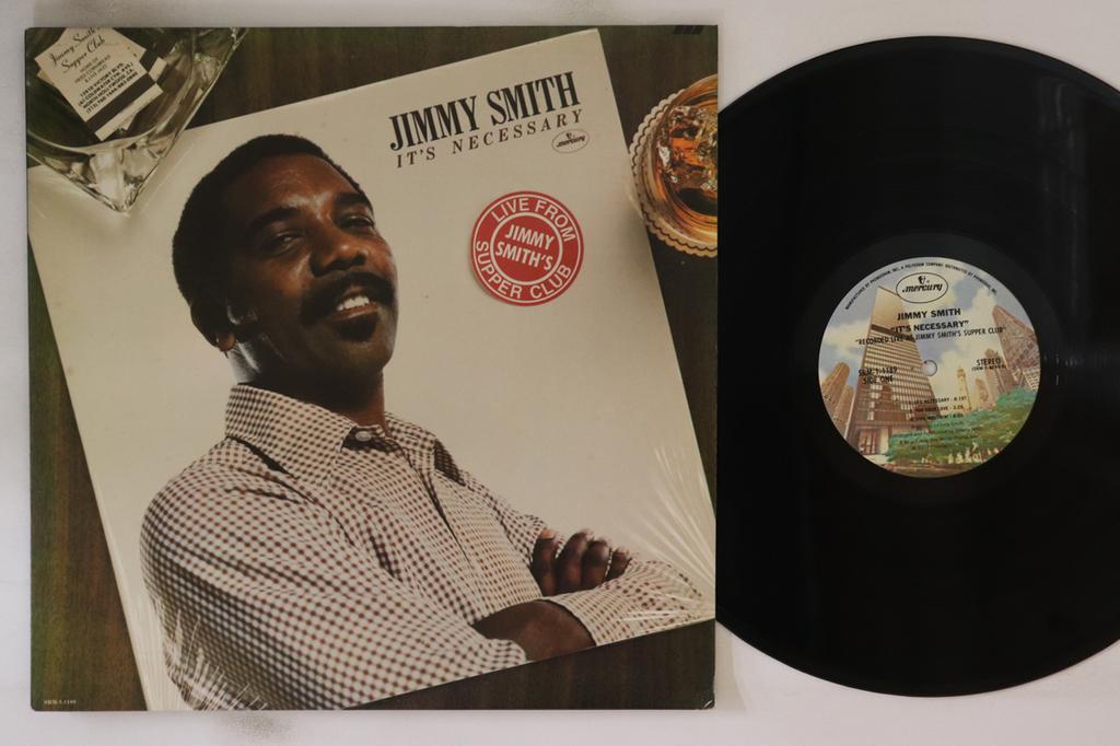 LP Record JIMMY SMITH - It's Necessary - Live From Jimmy Sm SRM11189 Mercury 1977 US Jazz Used