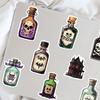 50 Cartoon Halloween Potion Bottle Graffiti Stickers Decorate Guitar Notebook Suitcase DIY