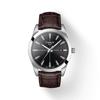 Мужские модные часы T127.410.16.051.01 с черным циферблатом и кожаным ремешком