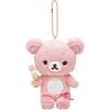 San-X Rilakkuma "Sakura Theme Plush Toy" Hanging Plush Toy Rilakkuma MV22401 Size: Approx. H120 X W95 X D50mm