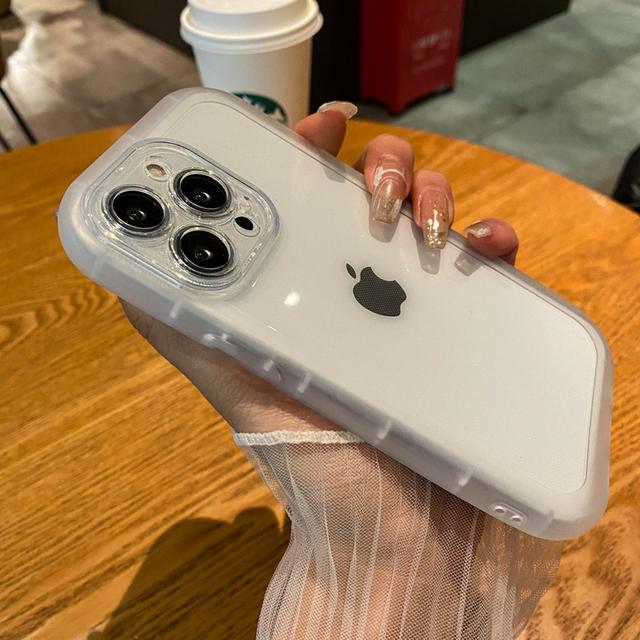 Прозрачный защитный чехол для телефона с воздушным буфером для Iphone 14 13 Pro Max 11 12 Xs Xr X 14pro Max, противоударный прозрачный овальный чехол