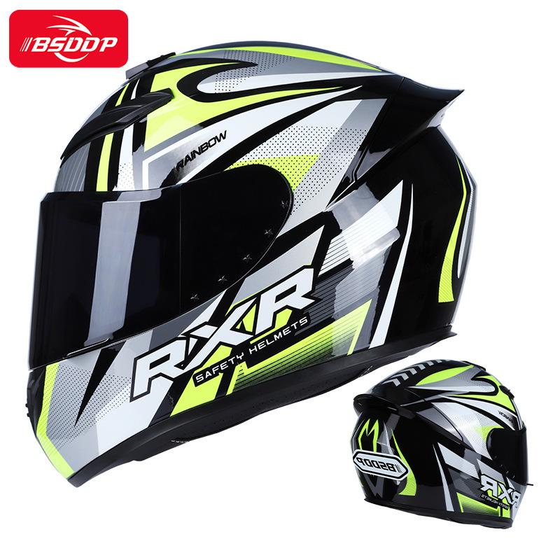 Motorcycle Helmet Racing Motocross Moto Helmets Full Face Helmets Flip up Moto Black Adult Motorbike Street Touring Cool Rider