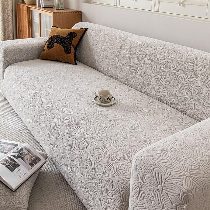 New Simple One Piece Elastic Sofa Cover  All Inclusive Universal Cover  Suitable for All Seasons  Anti Cat Scratch Sofa Cover Fabric