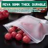 Силиконовые контейнеры для хранения продуктов, сумка для свежих продуктов, сумка для хранения продуктов, свежая упаковка, герметичные контейнеры, многоразовые стоячие сумки с застежкой-молнией для фруктов